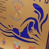 Плакетка резная спортивная. Лыжный спорт. PN3187
